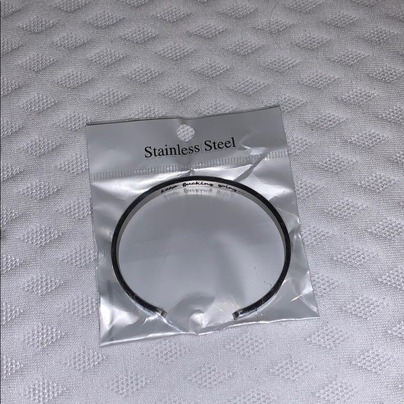 Keep Going Cuff bracelet unisex new - Picture 4 of 5